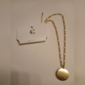 NWT - Charming Charlie Gold-tone Chain Necklace 14 Inch, Has Extender